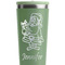 Santa and Presents Light Green RTIC Everyday Tumbler - 28 oz. - Close Up