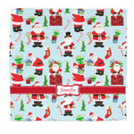 Santa and Presents Microfiber Dish Rag (Personalized)