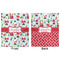 Santa and Presents Minky Blanket - 50"x60" - Double Sided - Front & Back