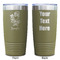Santa and Presents Olive Polar Camel Tumbler - 20oz - Double Sided - Approval