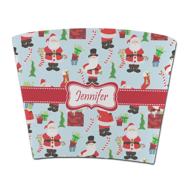 Custom Santa and Presents Party Cup Sleeve - without bottom (Personalized)