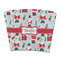 Santa and Presents Party Cup Sleeves - without bottom - FRONT (flat)