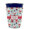 Santa and Presents Party Cup Sleeves - without bottom - FRONT (on cup)