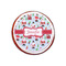 Santa and Presents Printed Icing Circle - XSmall - On Cookie