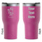 Santa and Presents RTIC Tumbler - Magenta - Double Sided - Front & Back