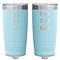 Santa and Presents Teal Polar Camel Tumbler - 20oz -Double Sided - Approval