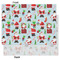 Santa and Presents Tissue Paper - Heavyweight - Large - Front & Back