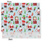 Santa and Presents Tissue Paper - Heavyweight - Medium - Front & Back