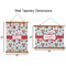 Santa and Presents Wall Hanging Tapestries - Parent/Sizing