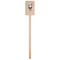 Santa and Presents Wooden 6.25" Stir Stick - Rectangular - Single Stick