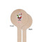 Santa and Presents Wooden 6" Stir Stick - Round - Single Sided - Front & Back