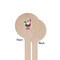 Santa and Presents Wooden 7.5" Stir Stick - Round - Single Sided - Front & Back