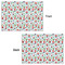 Santa and Presents Wrapping Paper Sheet - Double Sided - Front & Back