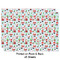 Santa and Presents Wrapping Paper Sheet - Double Sided - Front