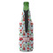 Santa and Presents Zipper Bottle Cooler - BACK (bottle)