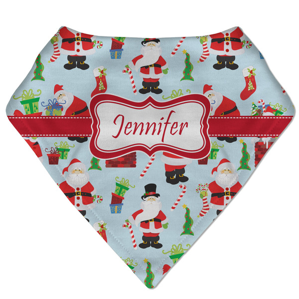 Custom Santa and Presents Bandana Bib (Personalized)