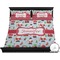 Santas w/ Presents Bedding Set (King) - Duvet