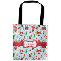 Santa and Presents Auto Back Seat Organizer Bag w/ Name or Text