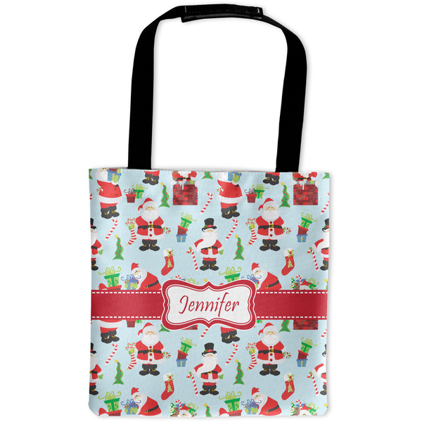 Custom Santa and Presents Auto Back Seat Organizer Bag w/ Name or Text