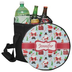 Santa and Presents Collapsible Cooler & Seat (Personalized)