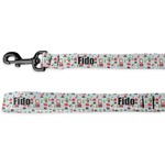 Santa and Presents Deluxe Dog Leash (Personalized)