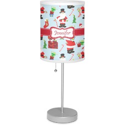 Santa and Presents 7" Drum Lamp with Shade (Personalized)