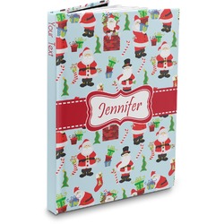 Santa and Presents Hardbound Journal - 5.75" x 8" (Personalized)