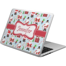 Santa and Presents Laptop Skin - Custom Sized w/ Name or Text