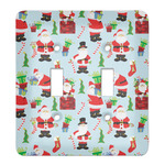 Santa and Presents Light Switch Cover (2 Toggle Plate)