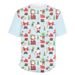 Santa and Presents Men's Crew T-Shirt - X Large