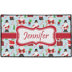 Santa and Presents Door Mat - 60"x36" w/ Name or Text