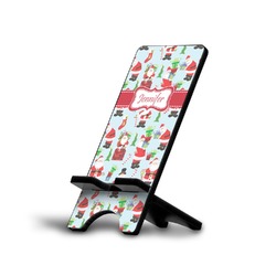 Santa and Presents Cell Phone Stand (Large) w/ Name or Text