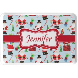 Santa and Presents Serving Tray w/ Name or Text