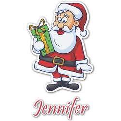 Santa and Presents Graphic Decal - Medium (Personalized)