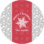 Snowflakes Multipurpose Round Labels - 1" (Personalized)