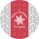 Snowflakes Multipurpose Round Labels - 2" (Personalized)