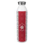 Snowflakes 20oz Stainless Steel Water Bottle - Full Print (Personalized)