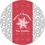 Snowflakes Multipurpose Round Labels - 3" (Personalized)