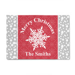 Snowflakes 4' x 6' Patio Rug (Personalized)