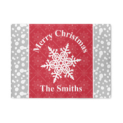 Snowflakes 5' x 7' Indoor Area Rug (Personalized)