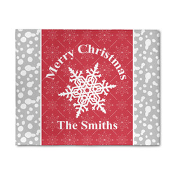 Snowflakes 8' x 10' Patio Rug (Personalized)