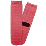 Snowflakes Adult Crew Socks