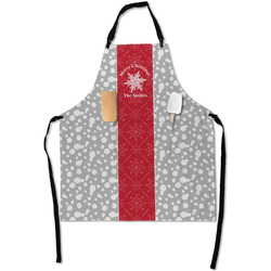 Snowflakes Apron With Pockets w/ Name or Text