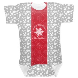 Snowflakes Baby Bodysuit 6-12 (Personalized)