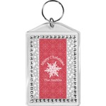 Snowflakes Bling Keychain (Personalized)