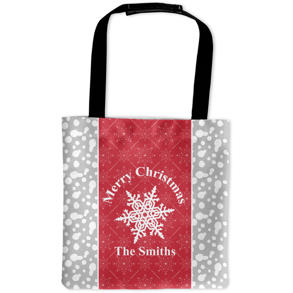 Custom Snowflakes Auto Back Seat Organizer Bag (Personalized)