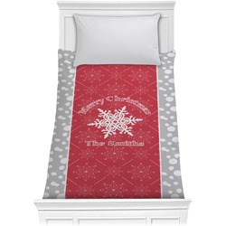 Snowflakes Comforter - Twin XL (Personalized)