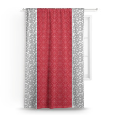 Snowflakes Curtain Panel - Custom Size