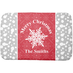 Snowflakes Dish Drying Mat (Personalized)