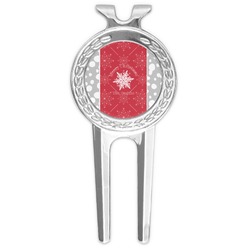Snowflakes Golf Divot Tool & Ball Marker (Personalized)